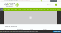 Desktop Screenshot of farmaciavazquez.net